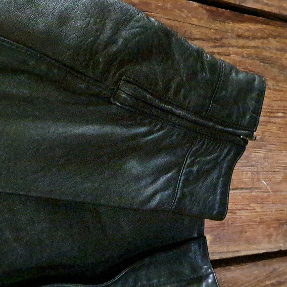 J Jill black leather jacket - Picture 5 of 11